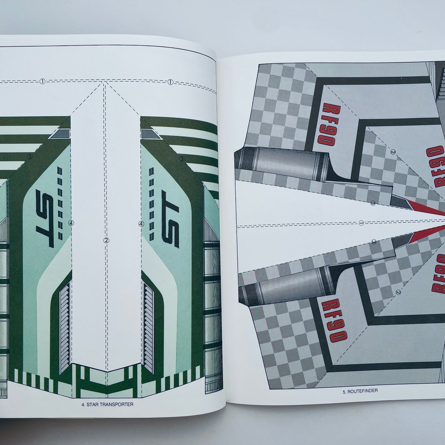 Cut and Fold Paper Spaceships That Fly