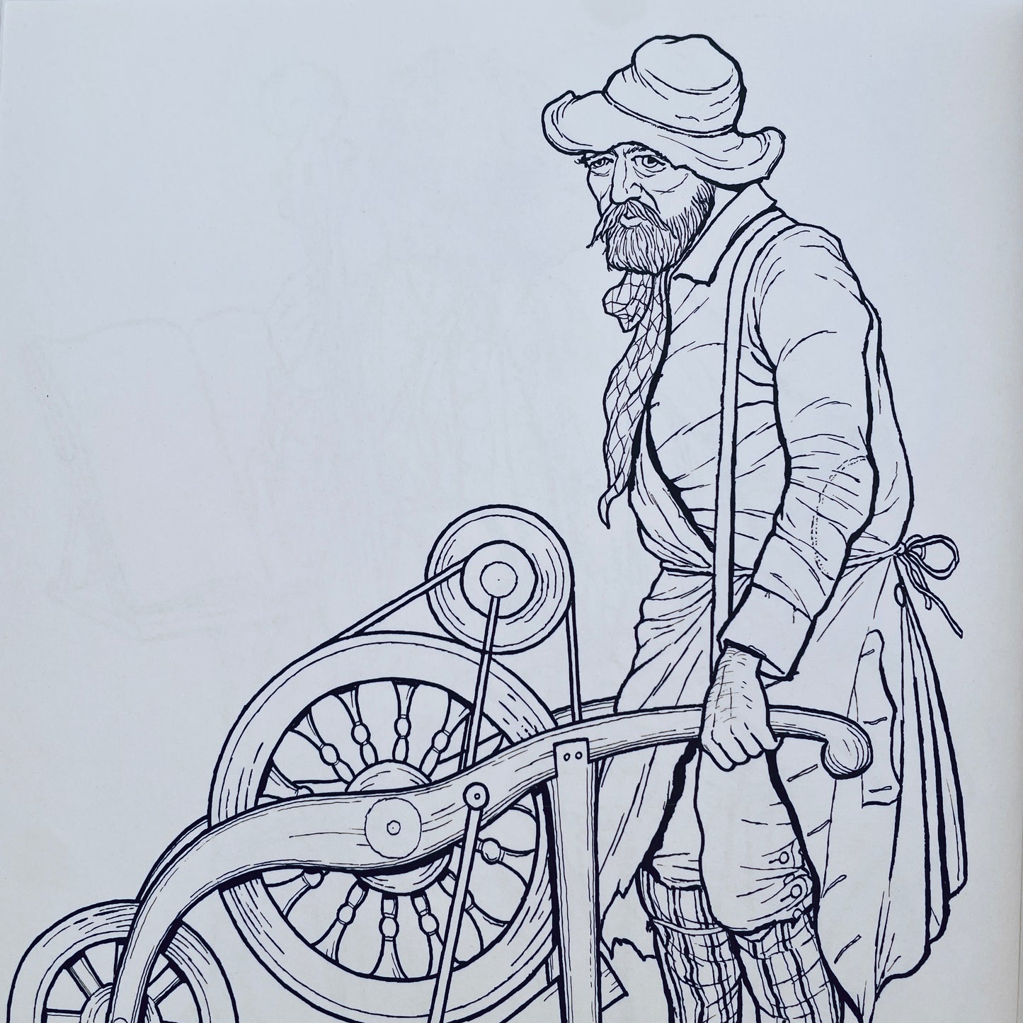 Everyday Dress of the American Colonial Period Coloring Book