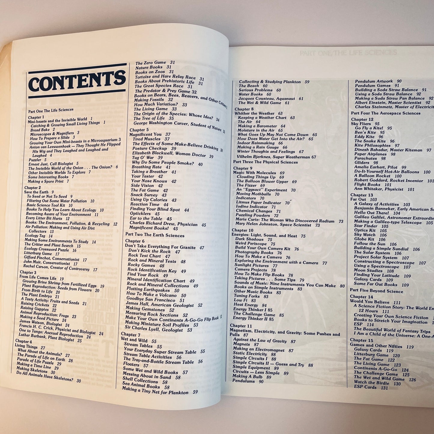 The Whole Cosmos: Catalogue of Science Activities