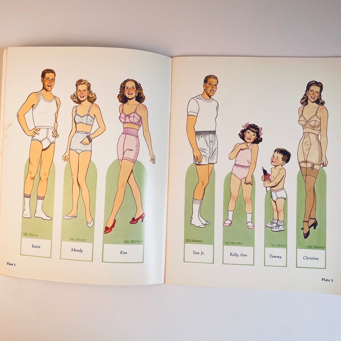 American Family of the 1940s Paper Dolls