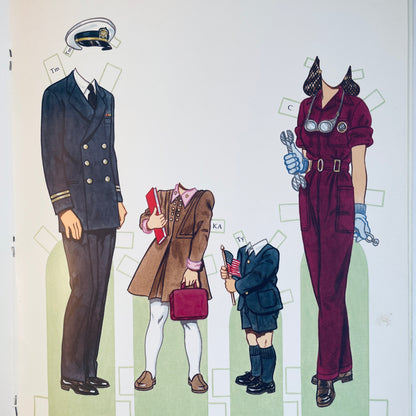 American Family of the 1940s Paper Dolls