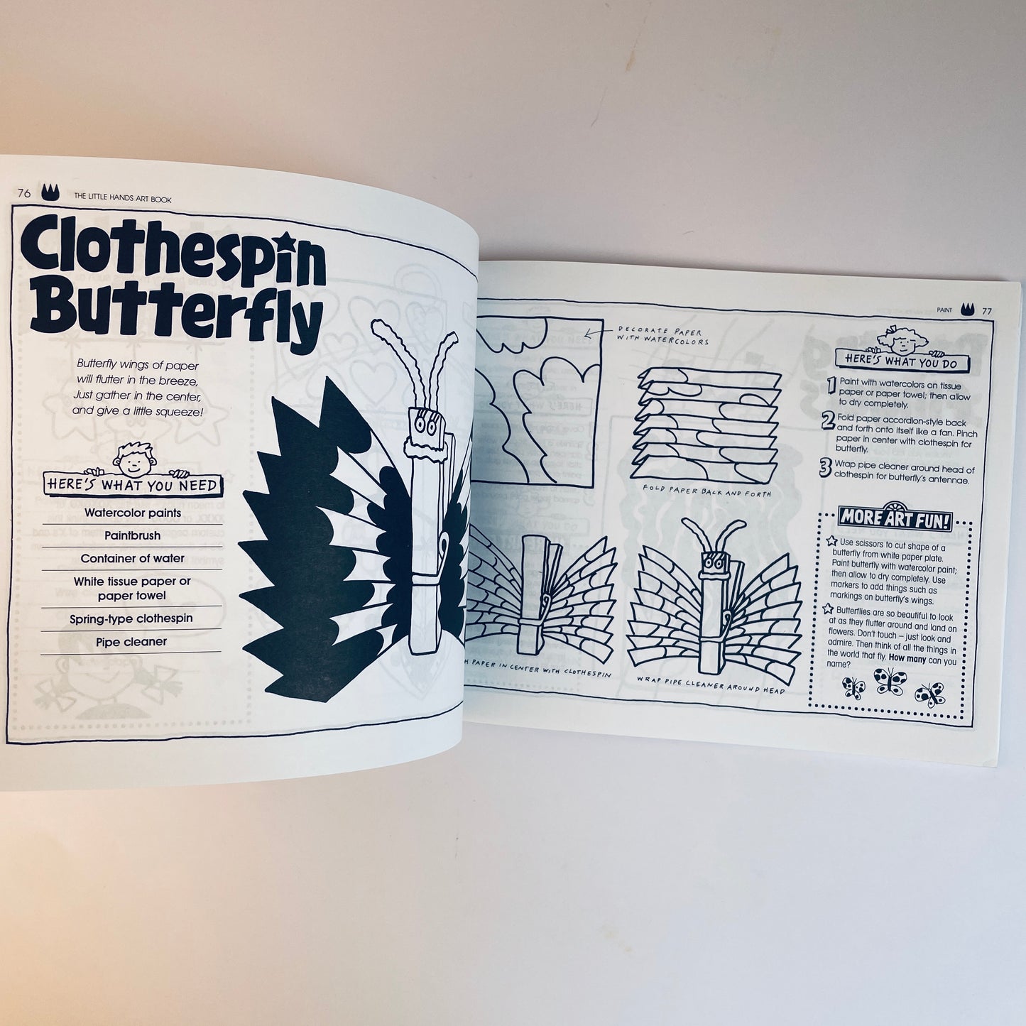 The Little Hands Art Book: Exploring Arts & Crafts with 2-to 6-Year-Olds