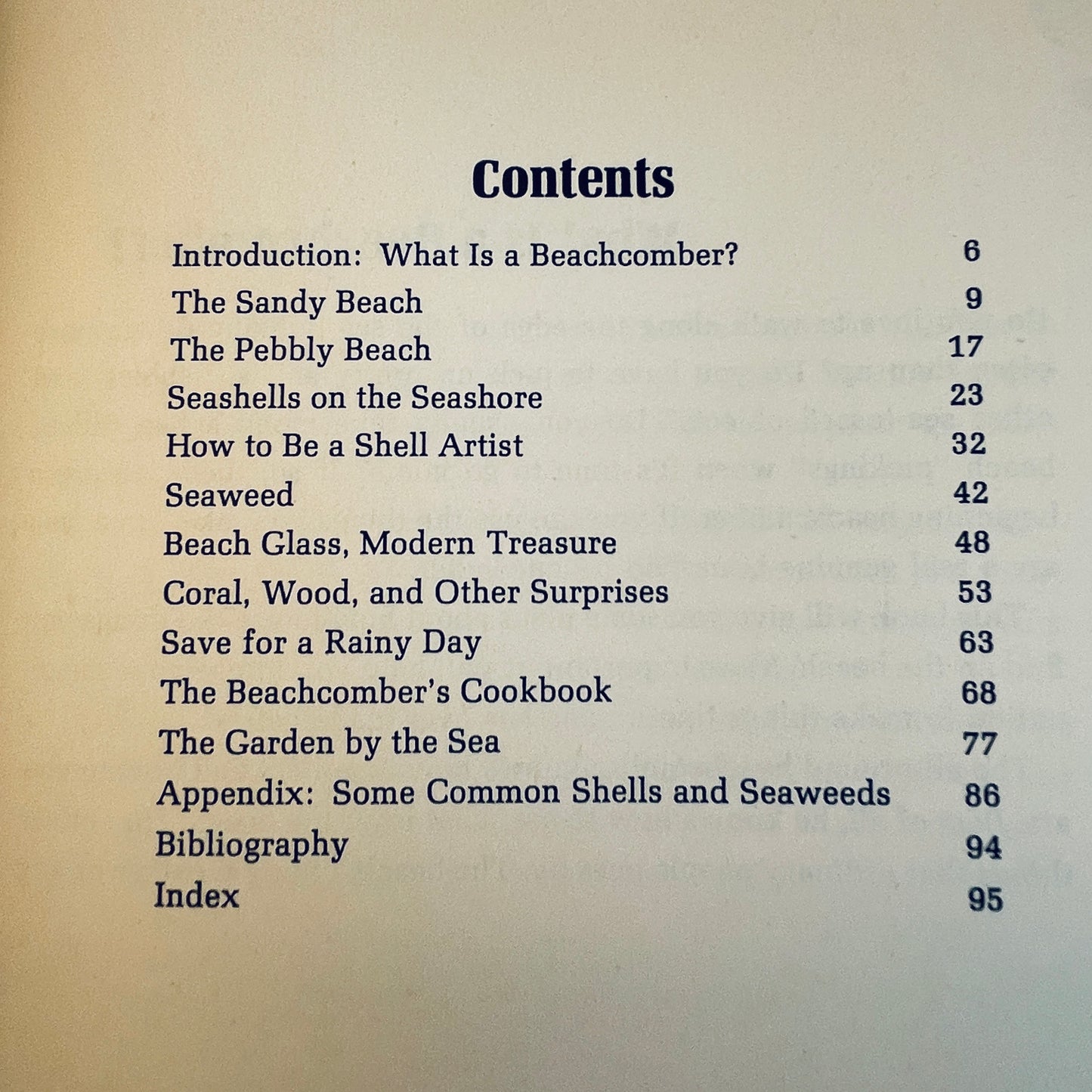 The Beachcomber's Book