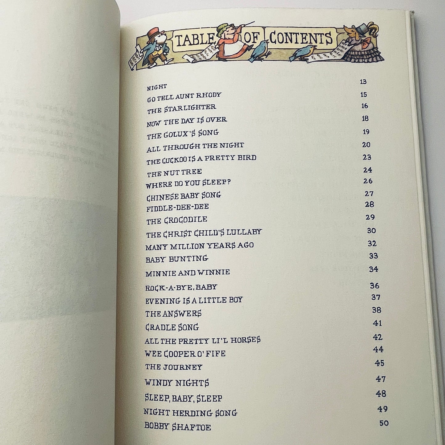 Lullabies and Night Songs