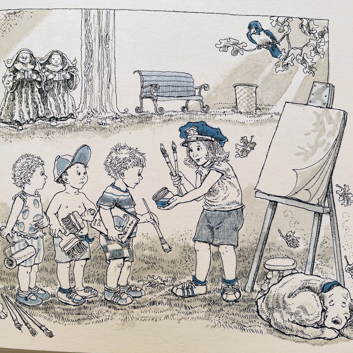 The Mystery of the Stolen Blue Paint