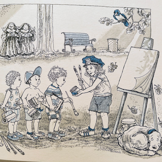 The Mystery of the Stolen Blue Paint