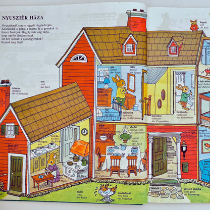 Tesz-Vesz Szotar Richard Scarry (Busytown Dictionary–Hungarian)