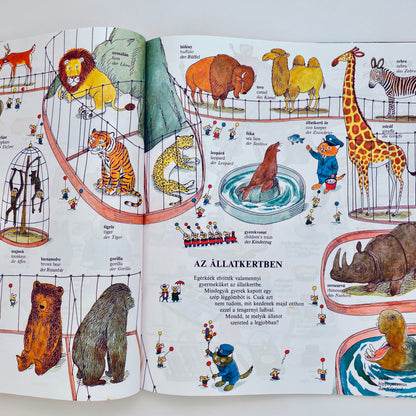 Tesz-Vesz Szotar Richard Scarry (Busytown Dictionary–Hungarian)