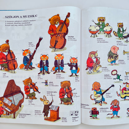 Tesz-Vesz Szotar Richard Scarry (Busytown Dictionary–Hungarian)