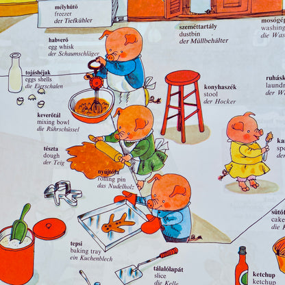 Tesz-Vesz Szotar Richard Scarry (Busytown Dictionary–Hungarian)