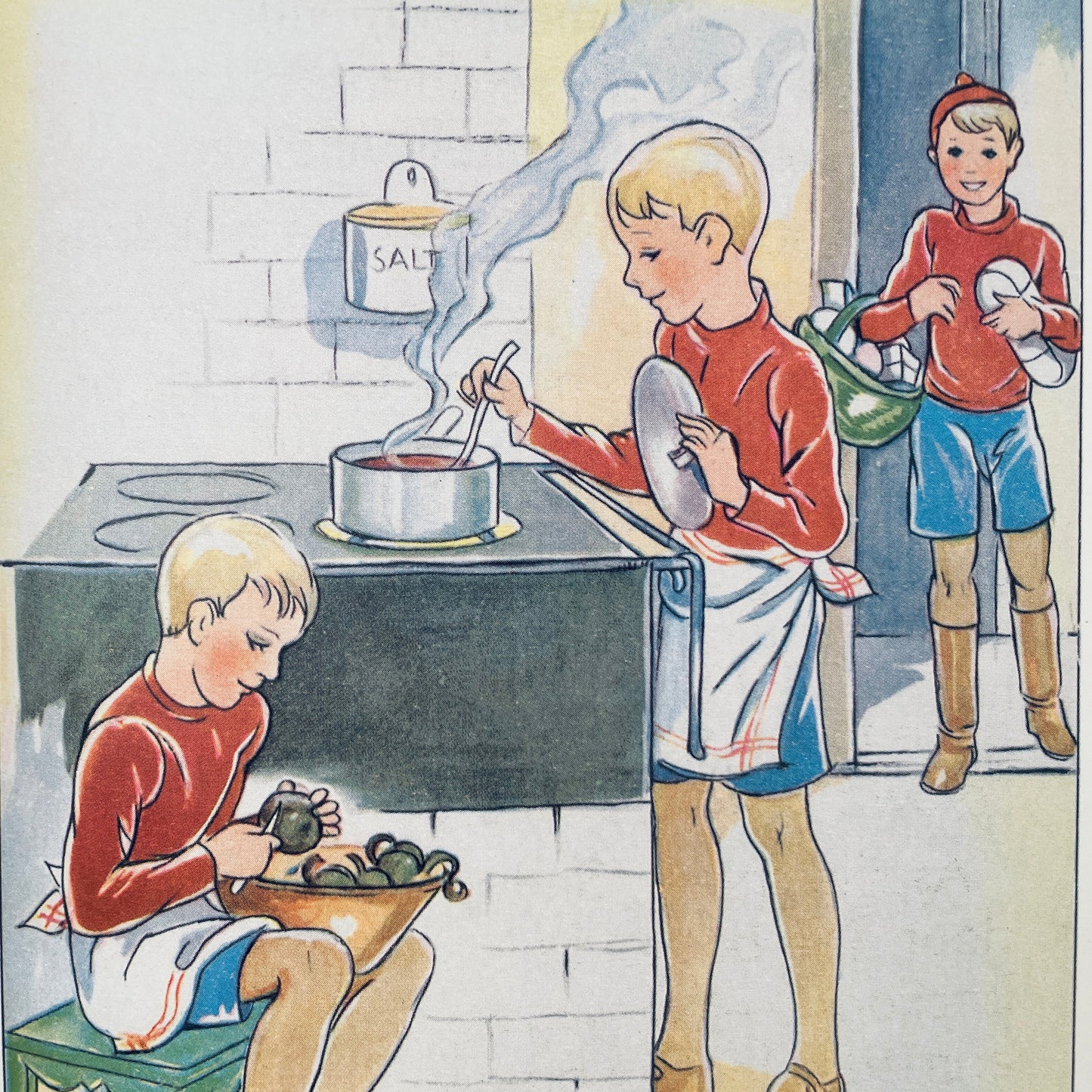 Snipp, Snapp, Snurr and the Yellow Sled