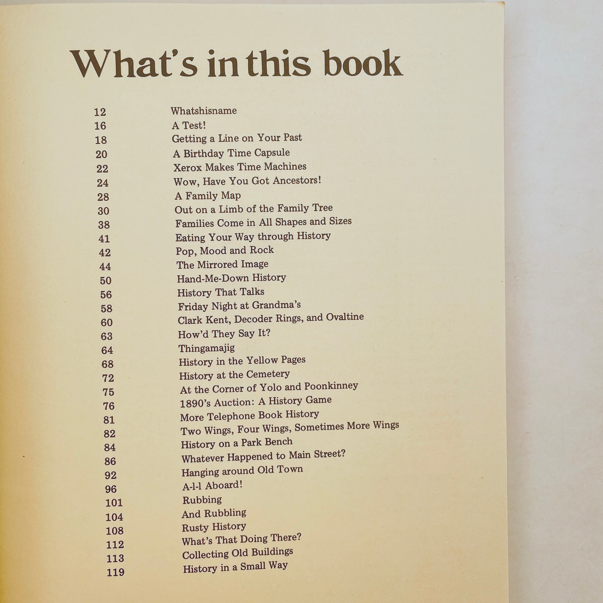 My Backyard History Book