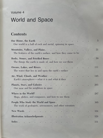 Childcraft—The How and Why Library, Vol. 4 - World and Space (1992 Edition)