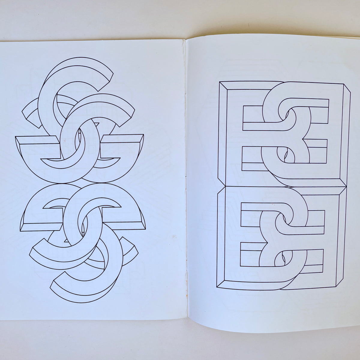 The 3-D Alphabet Coloring Book