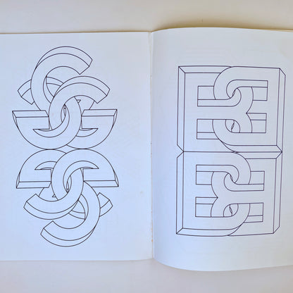 The 3-D Alphabet Coloring Book