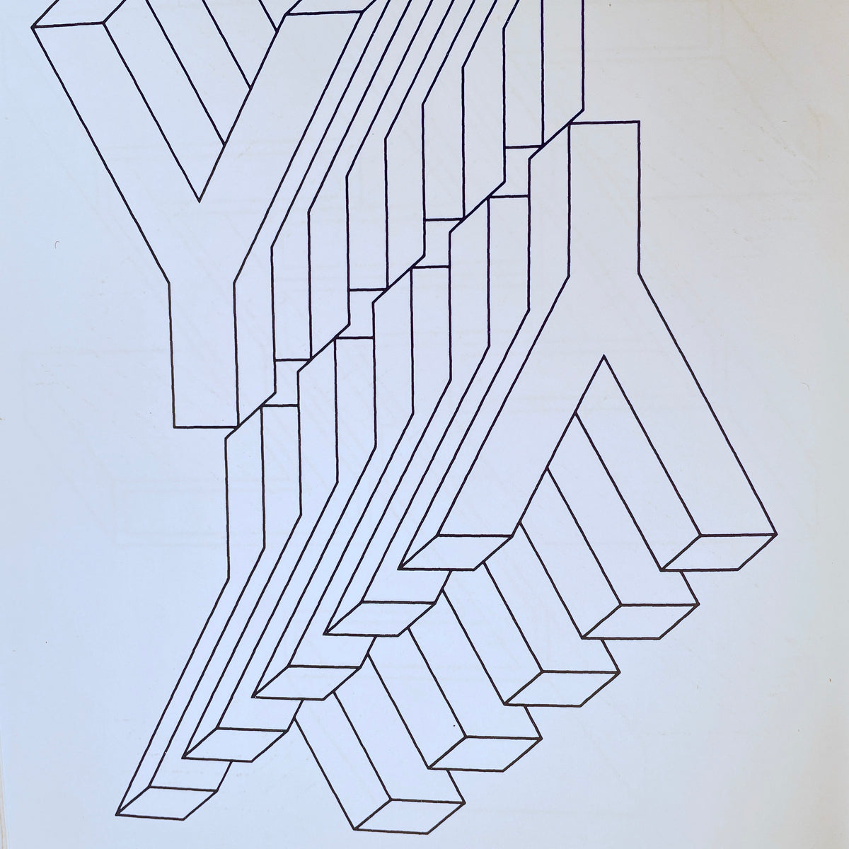 The 3-D Alphabet Coloring Book
