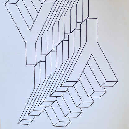 The 3-D Alphabet Coloring Book