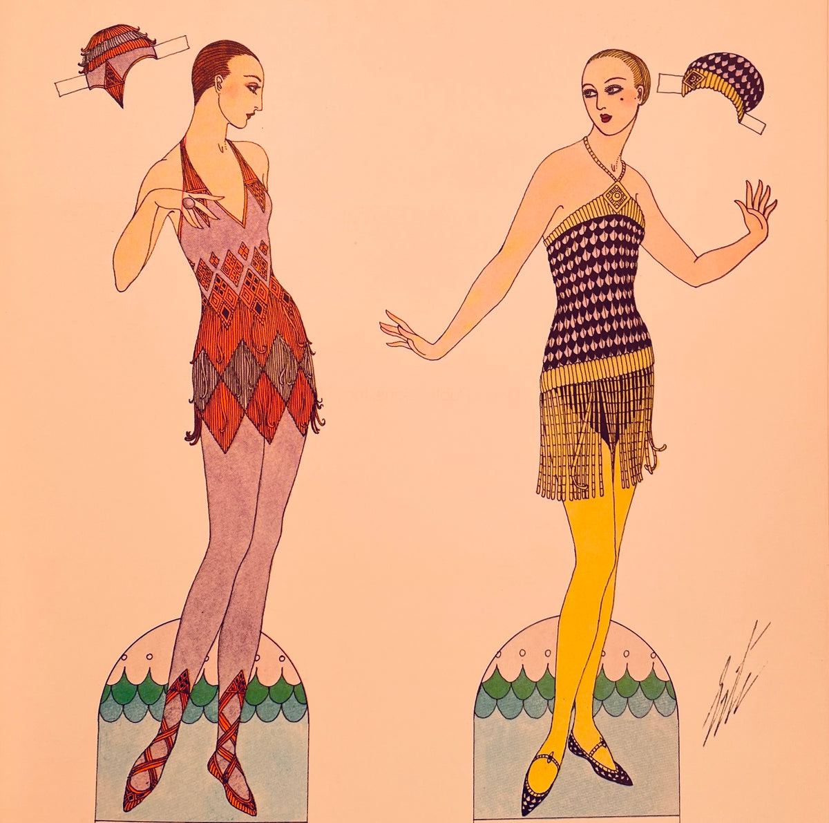 More Erte Fashion Paper Dolls
