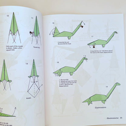 Dinosaur Origami