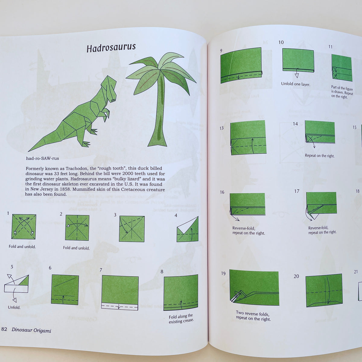 Dinosaur Origami