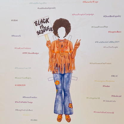 Congresswoman Barbara Lee Speaks to Me Paper Dolls