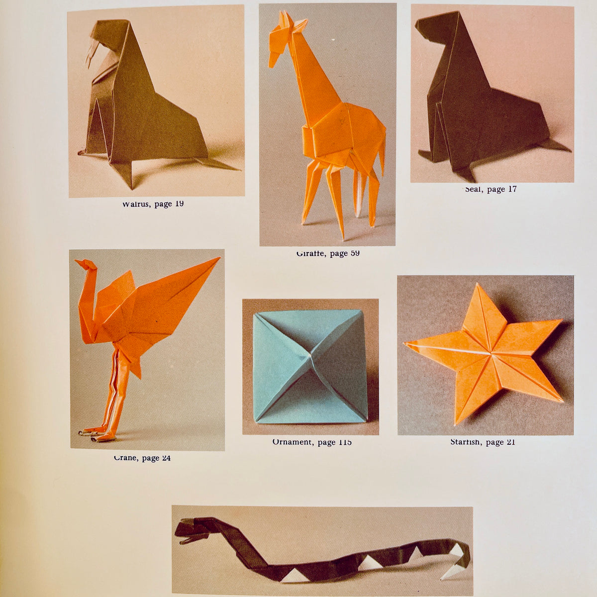 Animal Origami for the Enthusiast