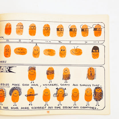 Ed Emberley's Great Thumbprint Drawing Book w/ stamp pad