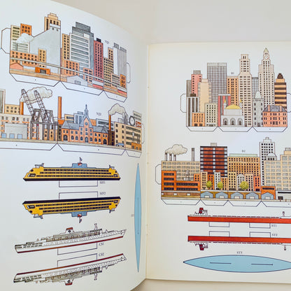Cut and Assemble New York Harbor A Full-Color Diorama