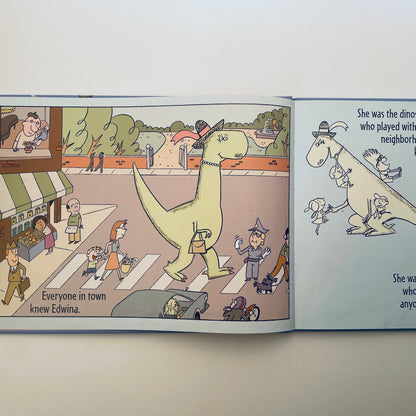 Edwina, the Dinosaur Who Didn't Know She Was Extinct (signed)