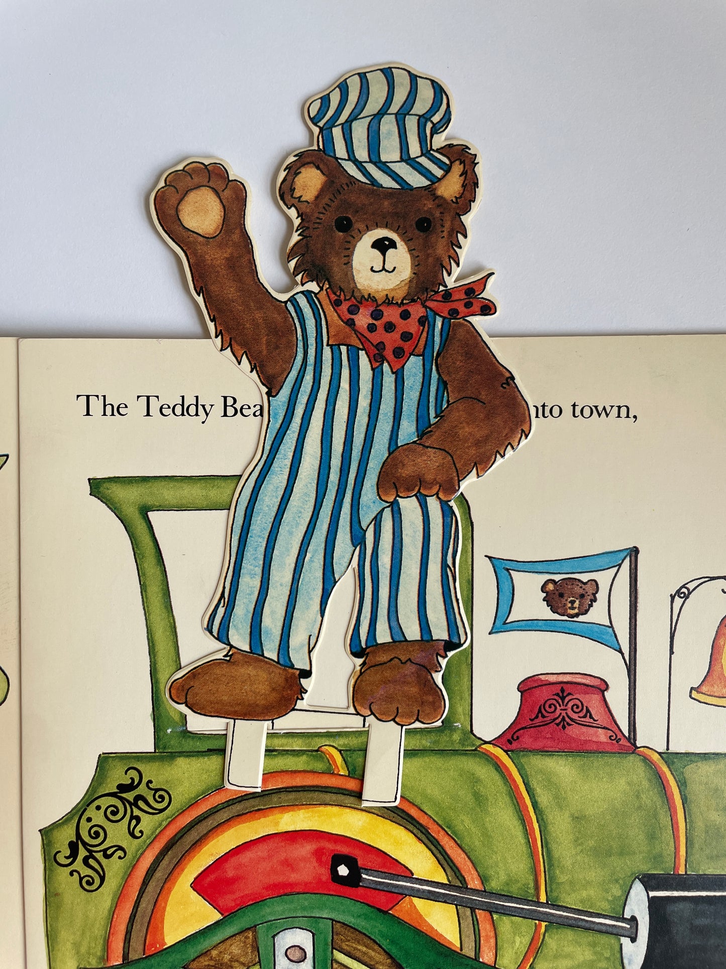 The Moving-Action Teddies Circus Train