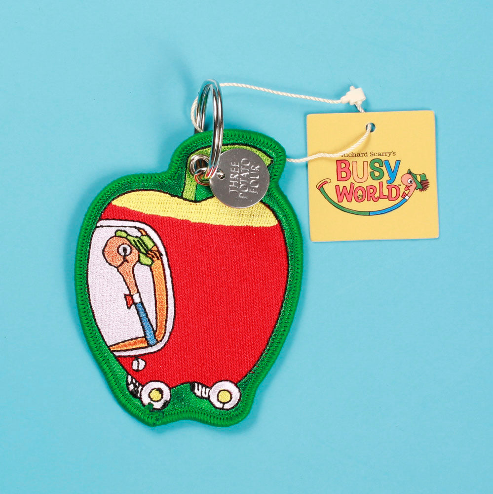 Apple Car Patch Keychain