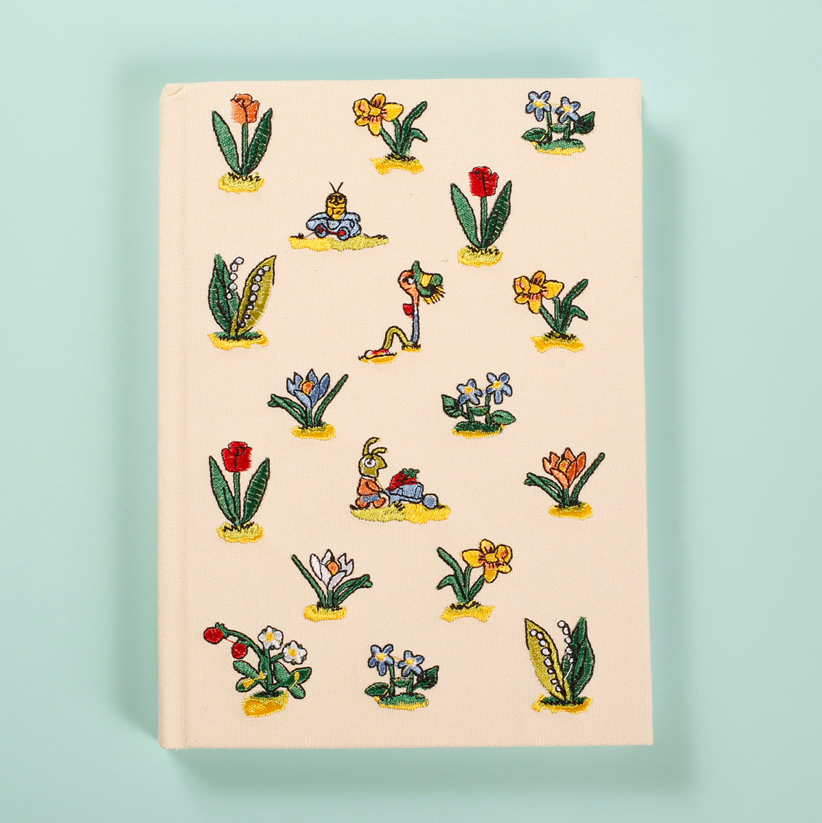 Richard Scarry® - Lowly Floral Embroidered Journal