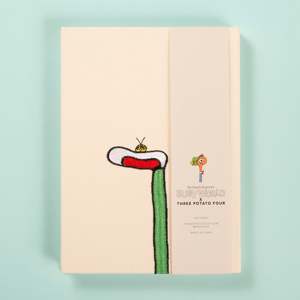 Richard Scarry® - Lowly Worm Embroidered Journal