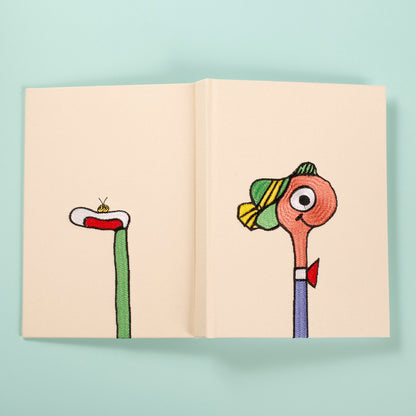 Richard Scarry® - Lowly Worm Embroidered Journal