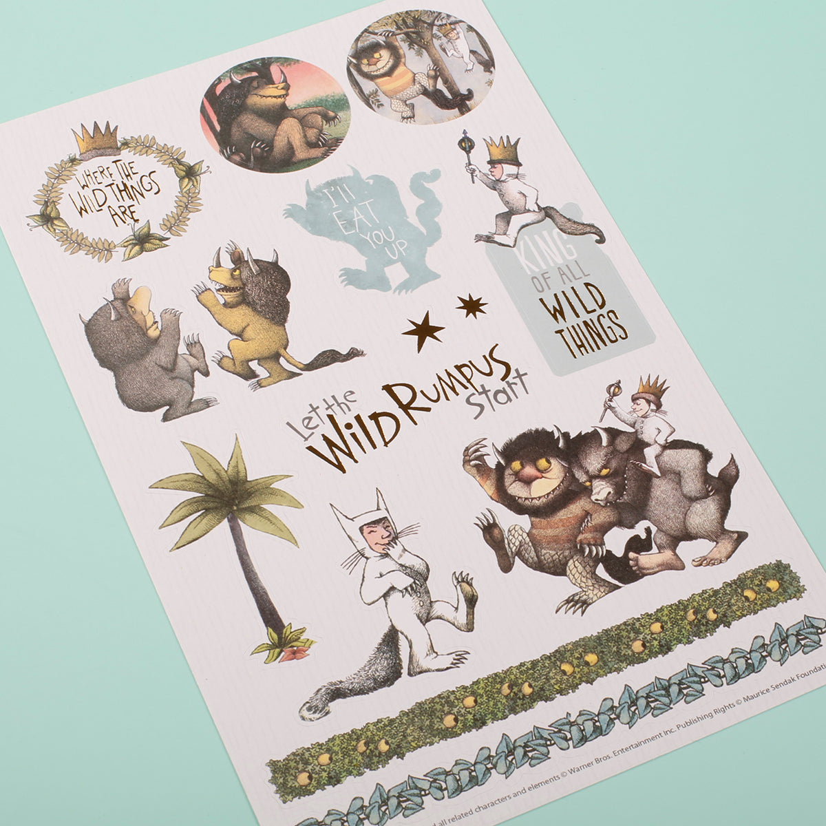 Where the Wild Things Are Sticker Pack