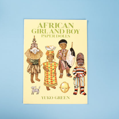 African Girl and Boy Paper Dolls