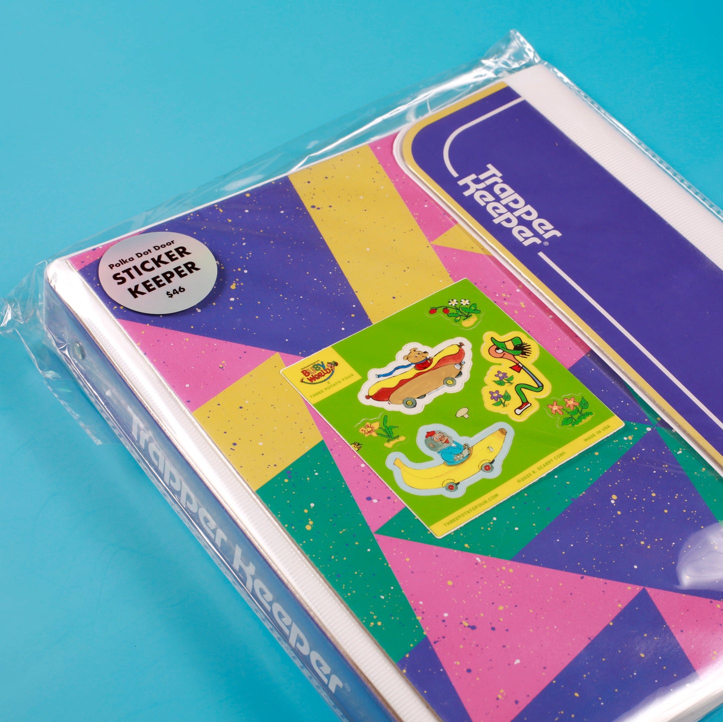 Polka Dot Door Sticker Keeper