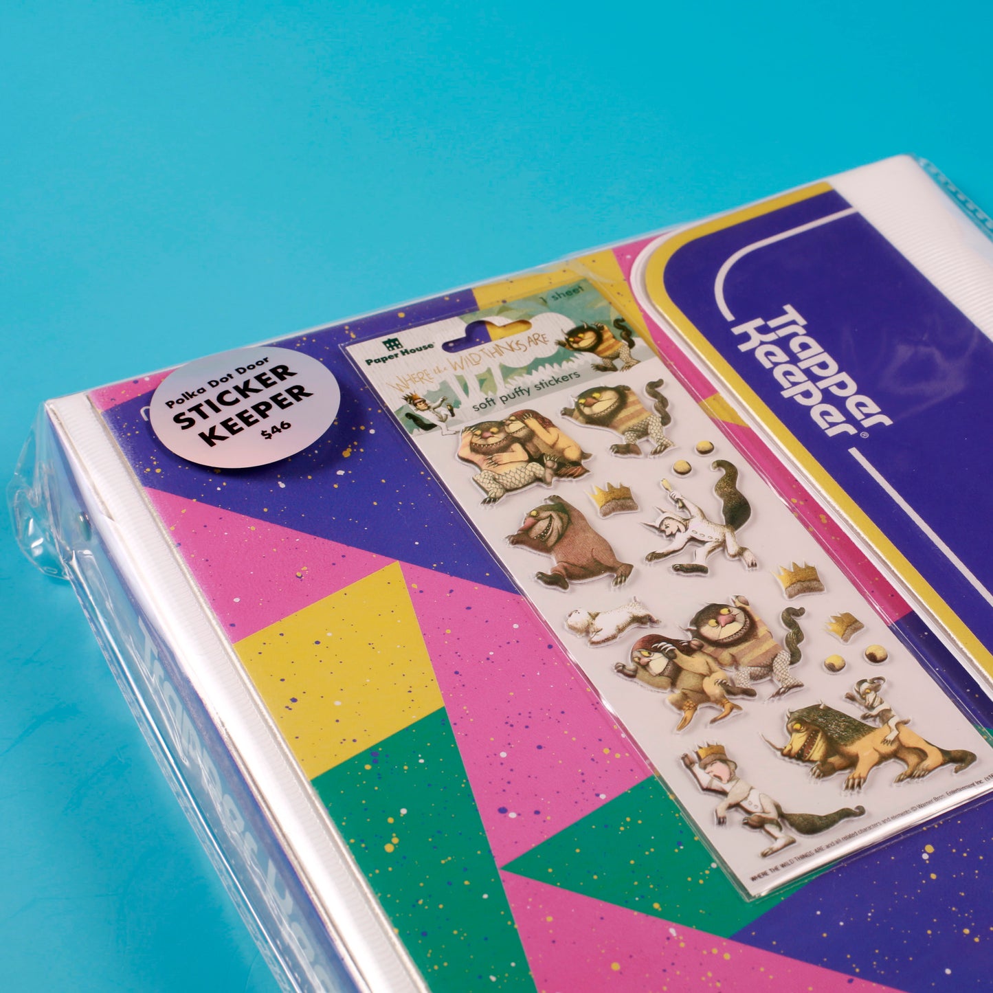 Polka Dot Door Sticker Keeper