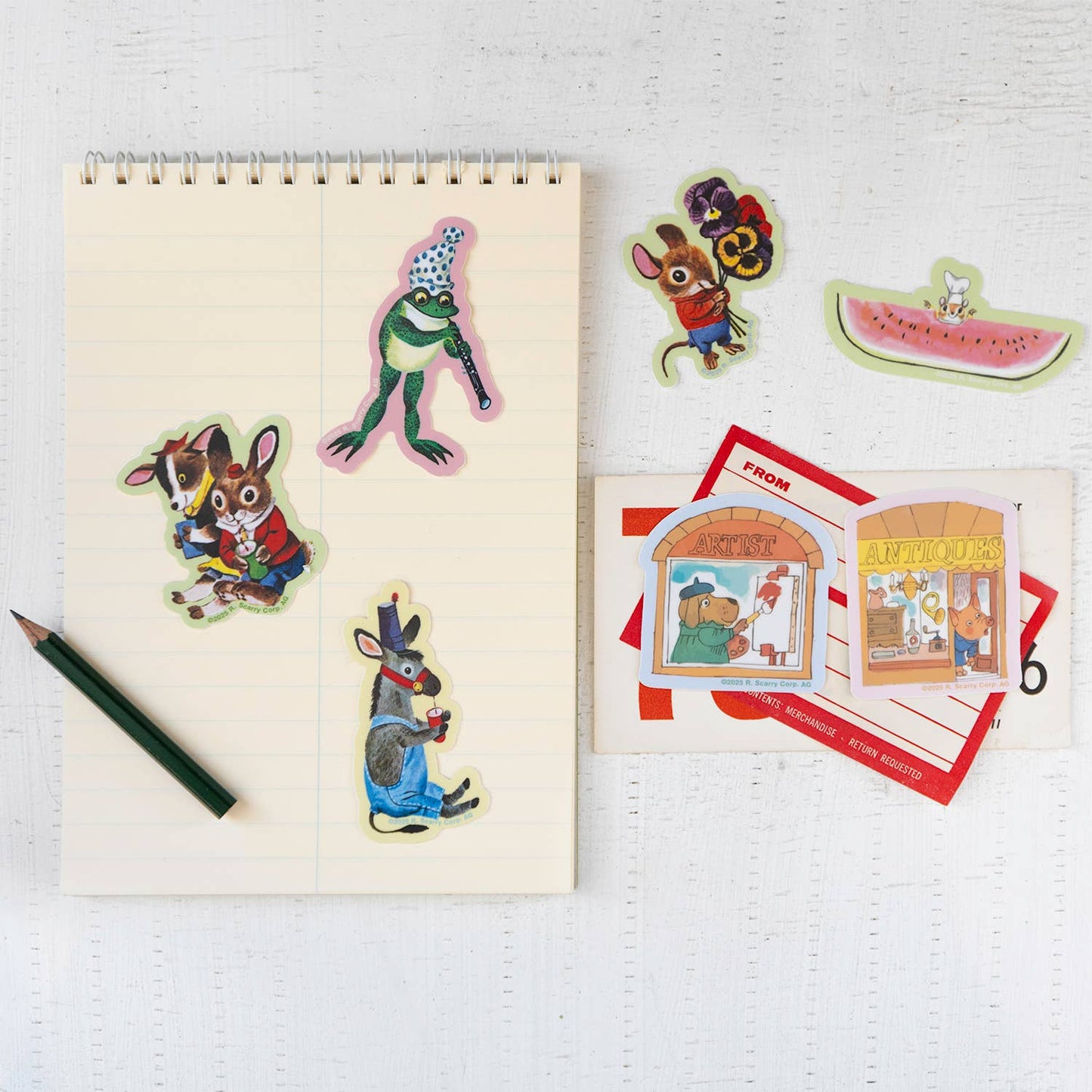 Richard Scarry® Character Stickers