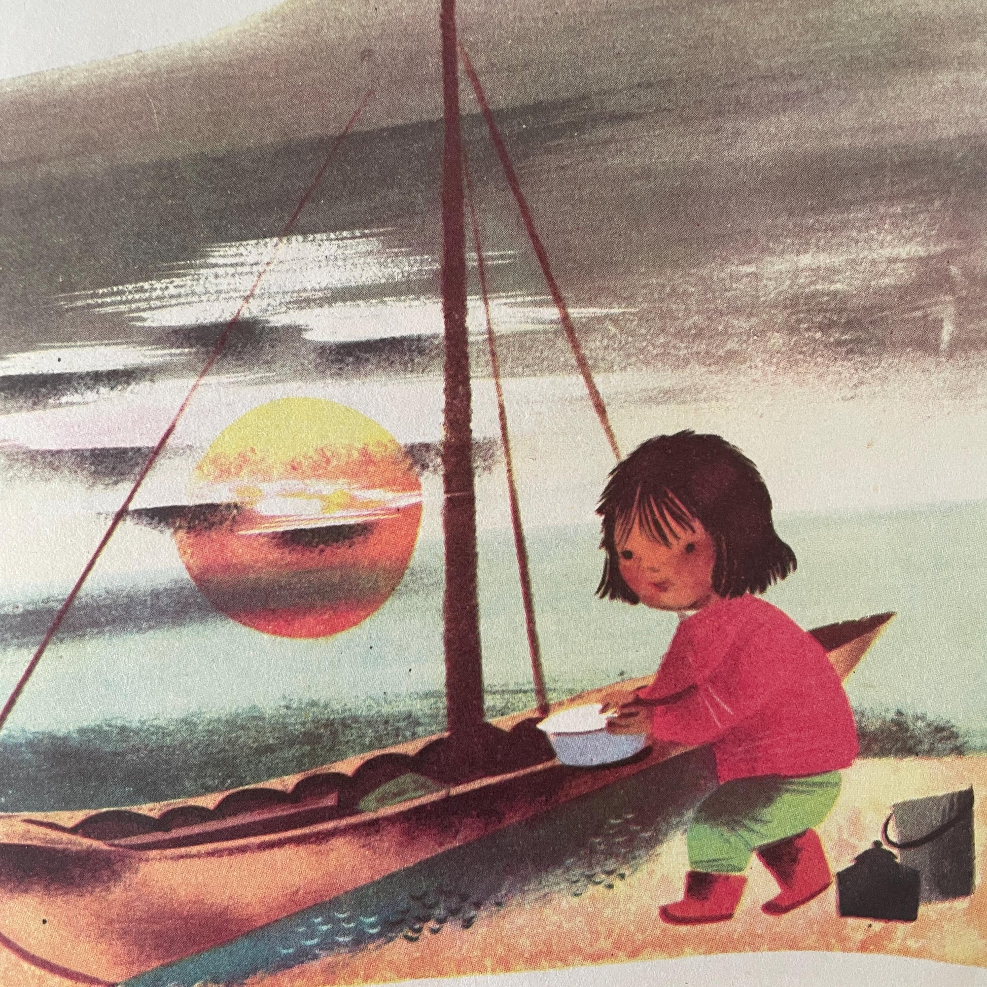 Spanish/ Espanol: El Pequeño Esquimal (The Little Eskimo) by Kathryn Jackson, illustrated by Leonard Weisgard