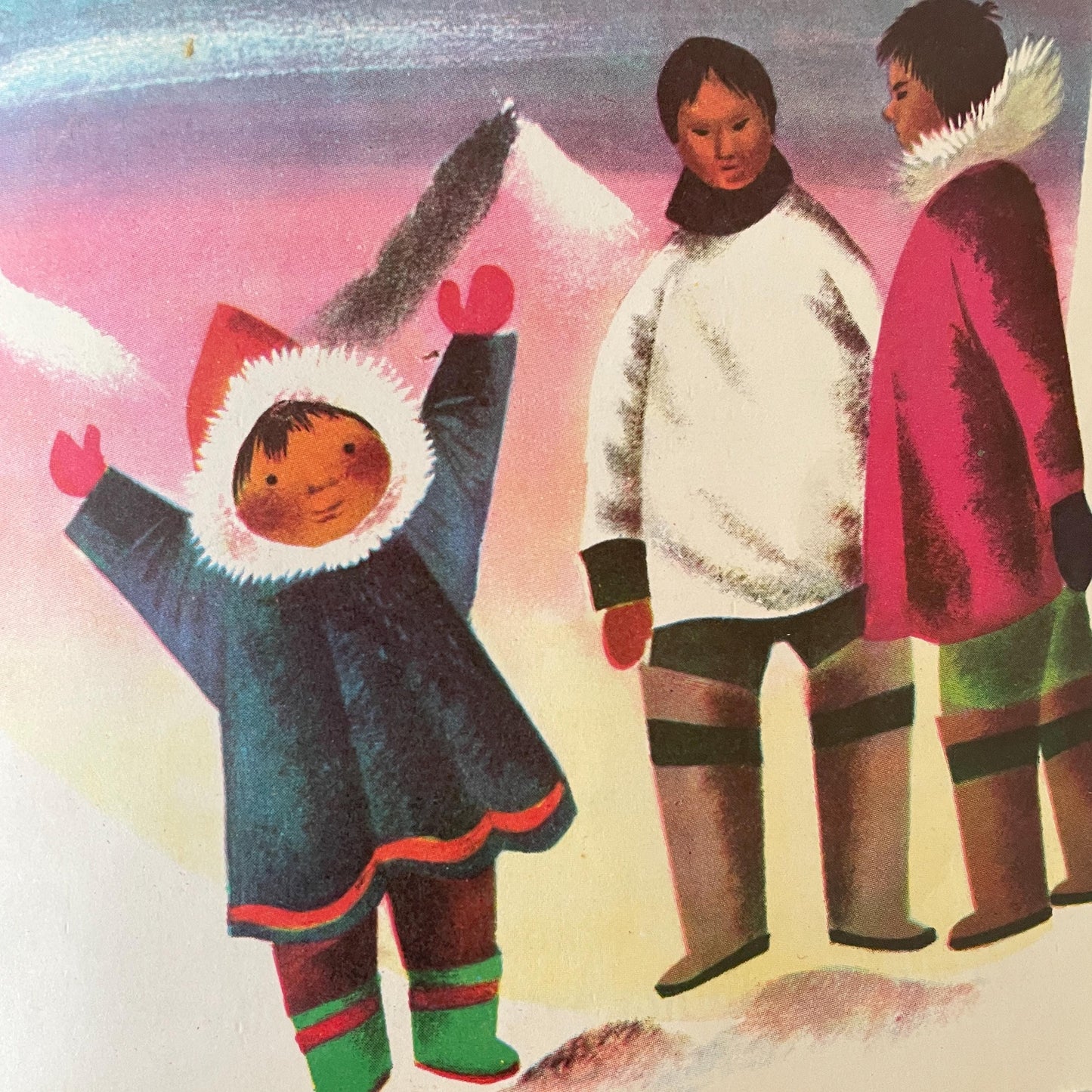Spanish/ Espanol: El Pequeño Esquimal (The Little Eskimo) by Kathryn Jackson, illustrated by Leonard Weisgard