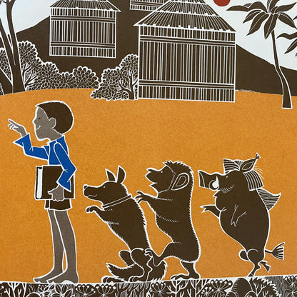 And the Jackal Played the Masinko by Marjorie Hopkins, illustrated by Olivia H. H. Cole