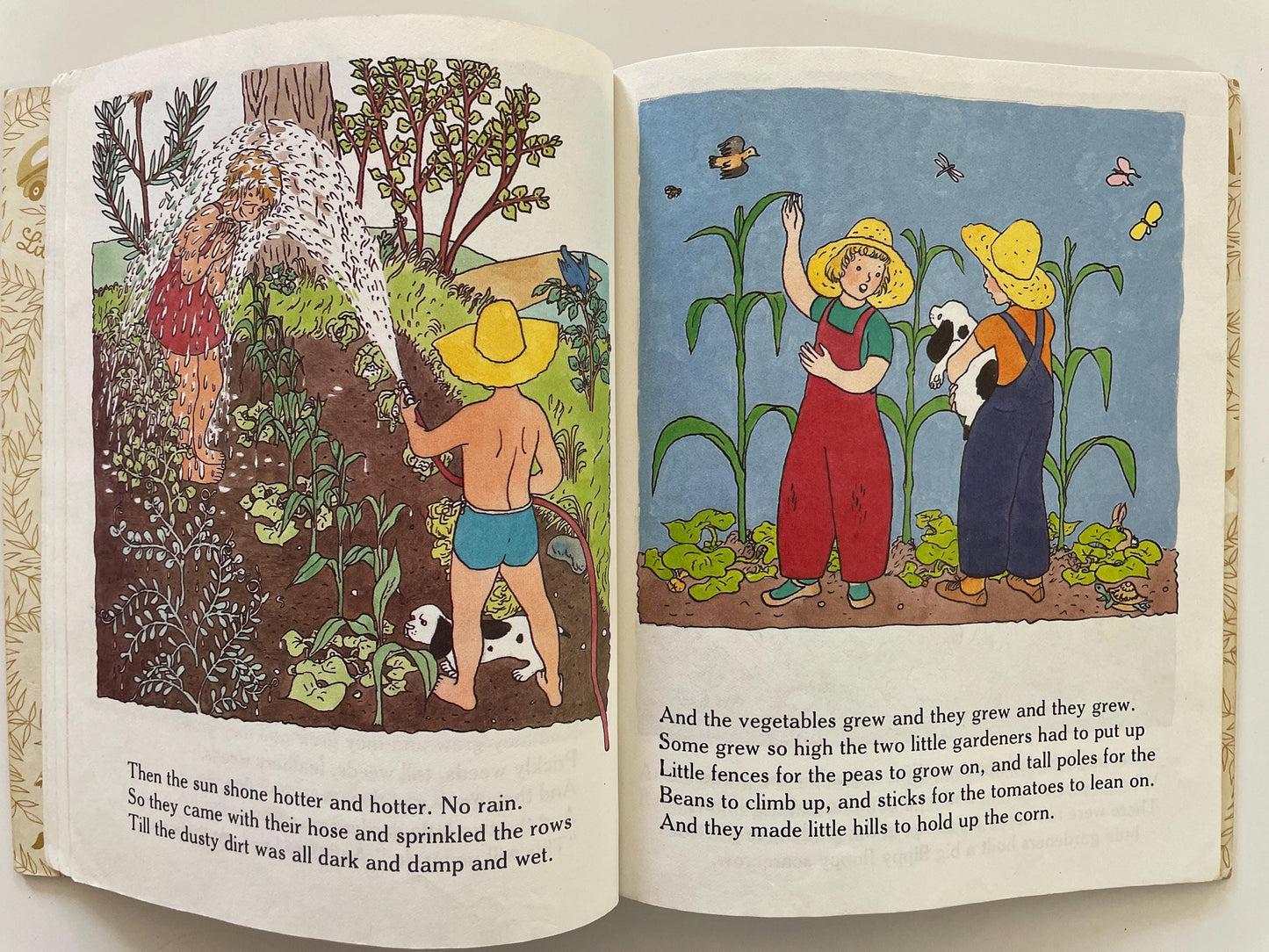 Two Little Gardeners by Margaret Wise Brown and Edith Thacher Hurd, illustrated by Gertrude Elliot