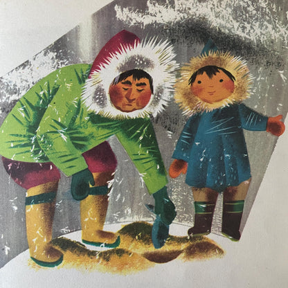 Spanish/ Espanol: El Pequeño Esquimal (The Little Eskimo) by Kathryn Jackson, illustrated by Leonard Weisgard