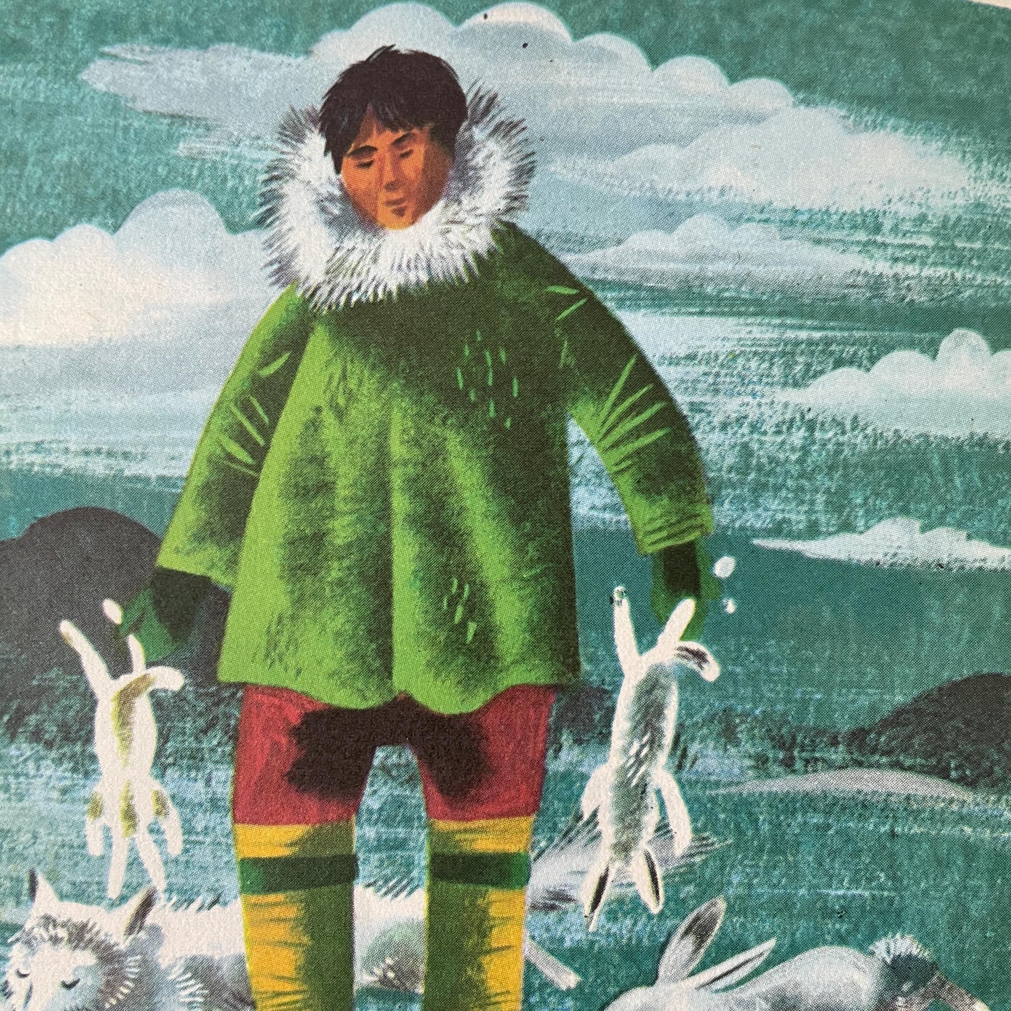 Spanish/ Espanol: El Pequeño Esquimal (The Little Eskimo) by Kathryn Jackson, illustrated by Leonard Weisgard