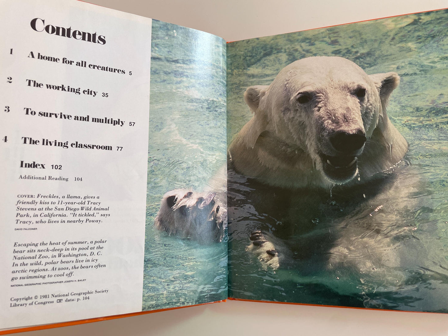 Zoos Without Cages by Judith E. Rinard, National Geographic Books for World Explorers Series