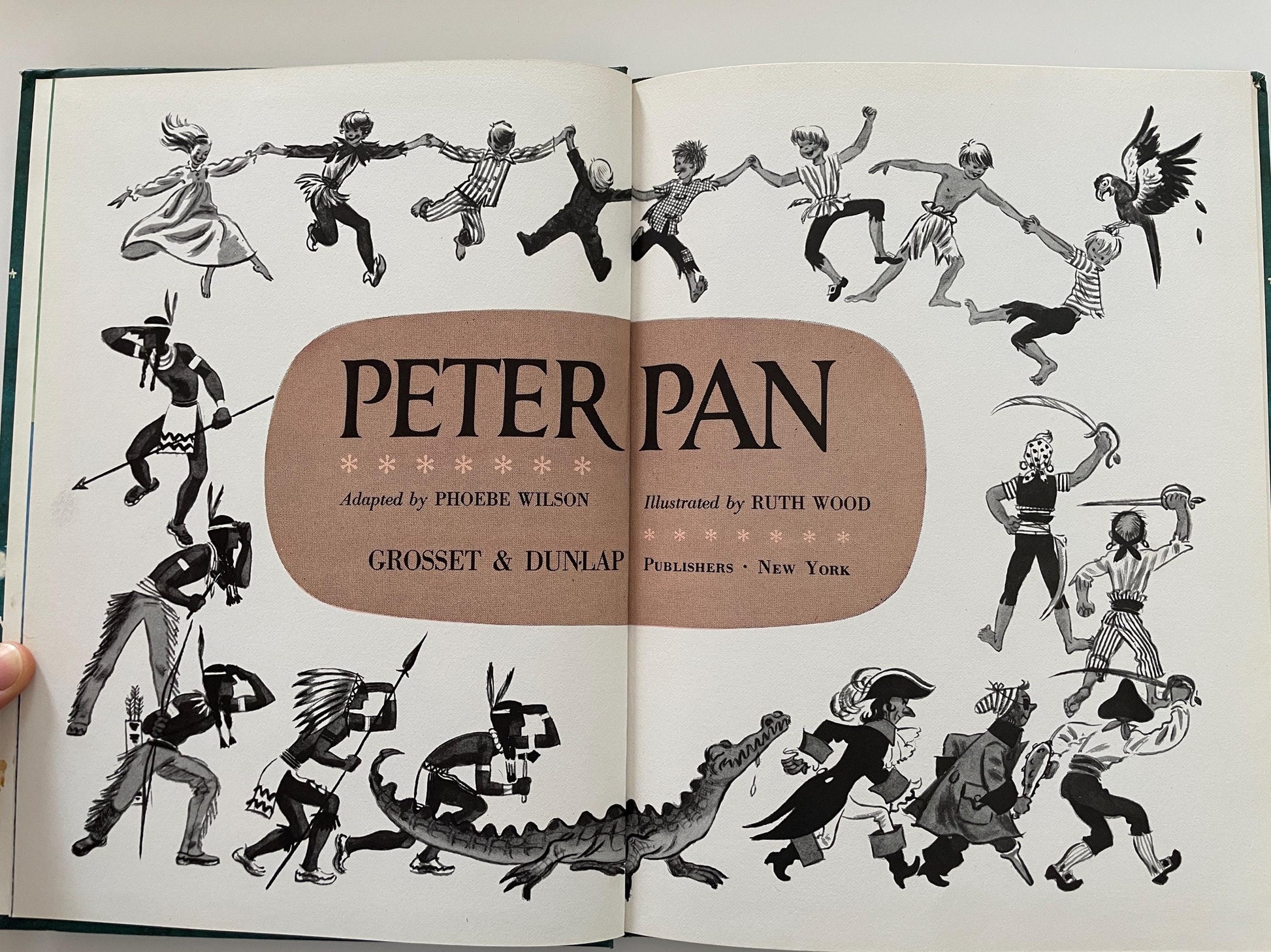 Peter Pan, illustrated by Ruth Wood & adapted by Phoebe Wilson