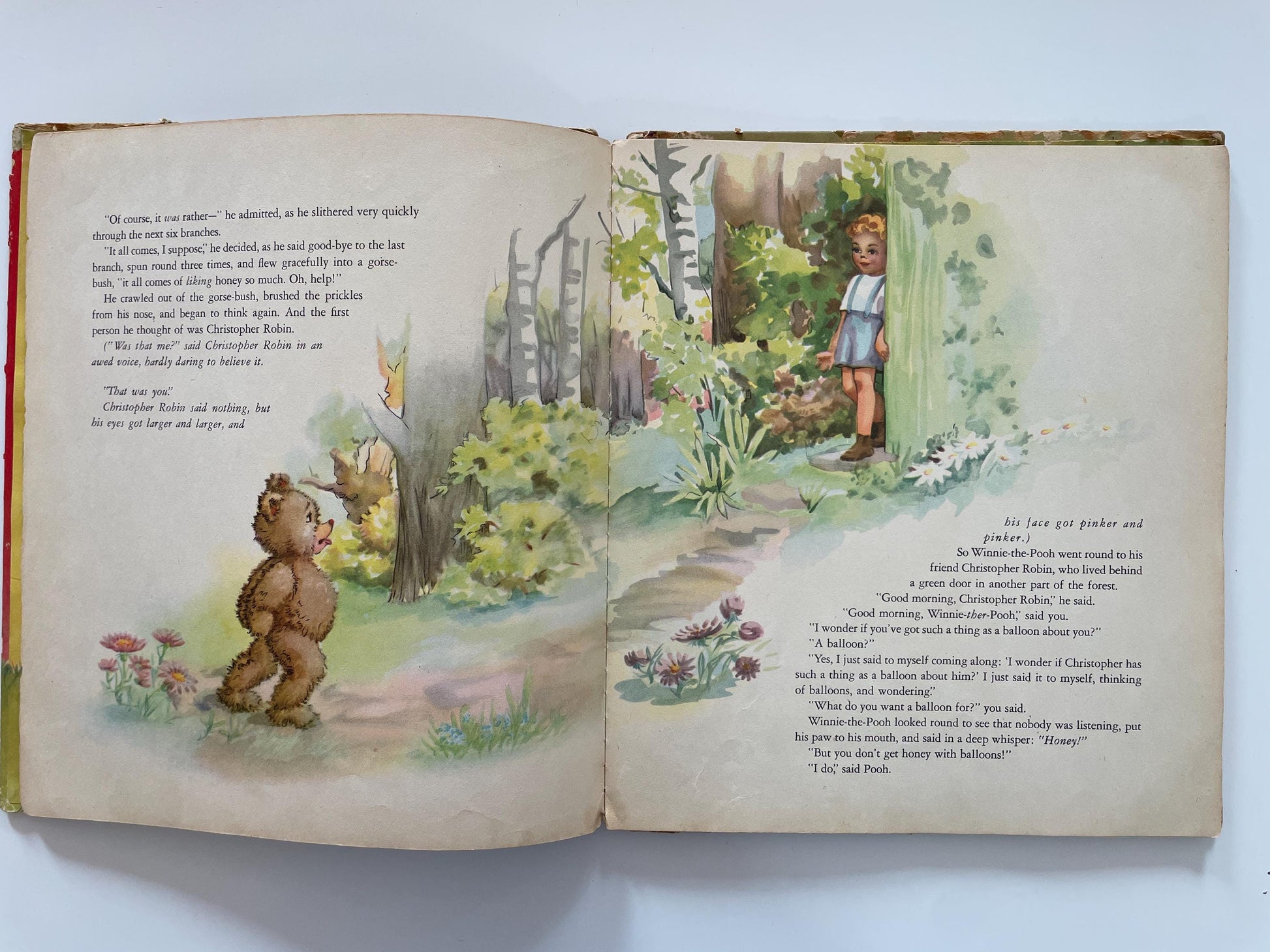 RARE 1946 Winnie the Pooh by A.A. Milne, illustrations by Helen Page