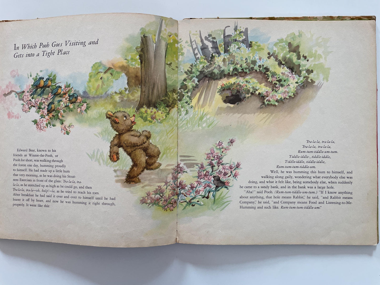 RARE 1946 Winnie the Pooh by A.A. Milne, illustrations by Helen Page
