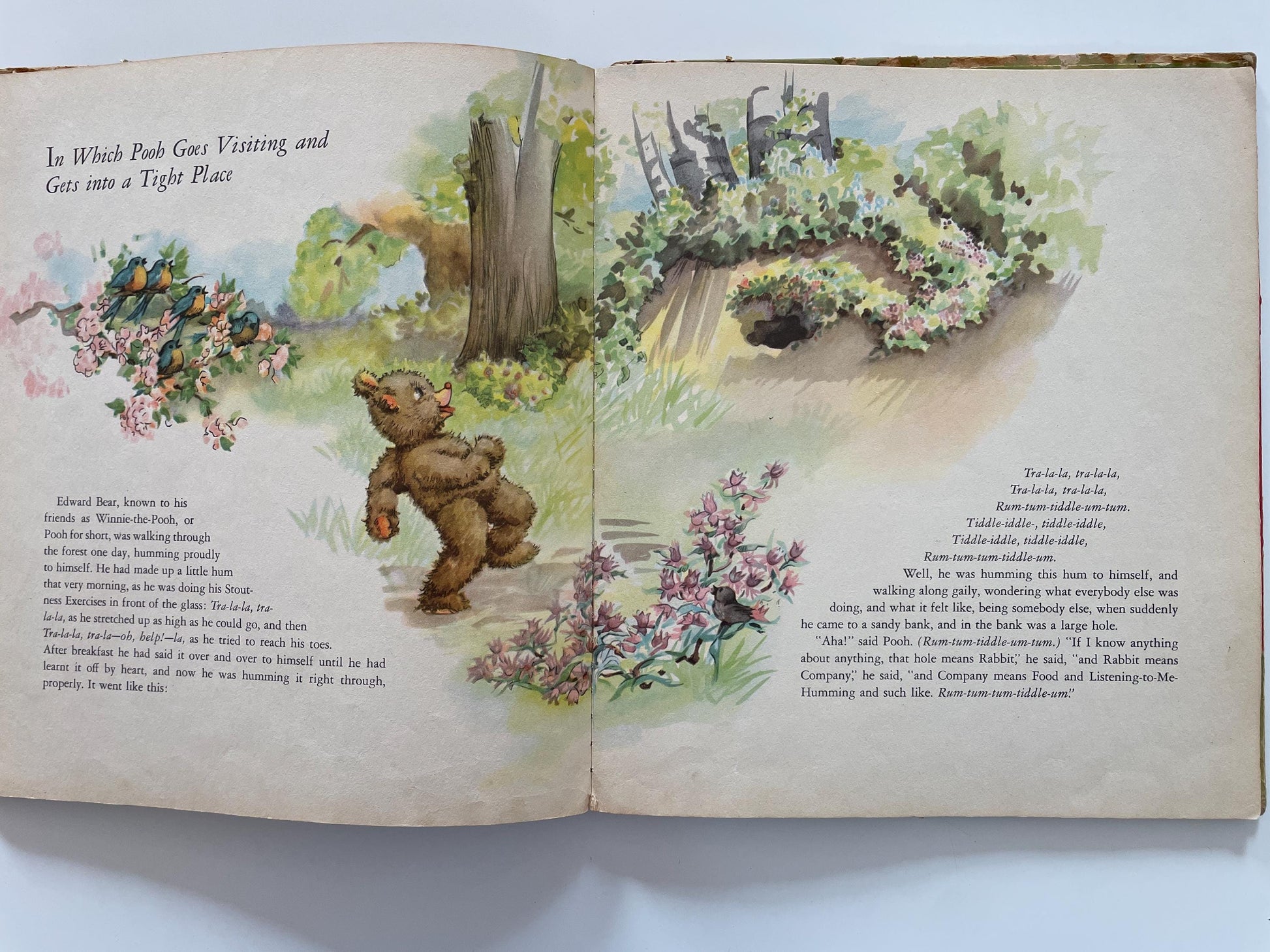 RARE 1946 Winnie the Pooh by A.A. Milne, illustrations by Helen Page